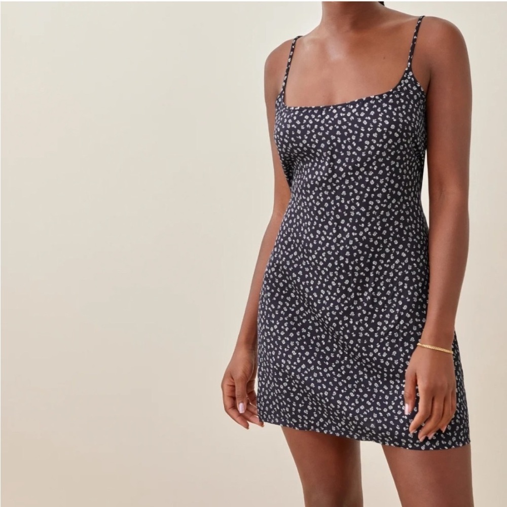 Reformation Caruso Mini Dress In Nancy Itty Bitty Floral Print New Size 8